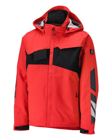 Winterjas Accelerate 18035 - 20209 - signaalrood/zwart