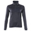 Fleecetrui met korte rits Dames 18053 - 010 - donkermarine
