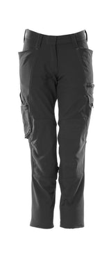 Broek met kniezakken Dames 18078 - 09 - zwart