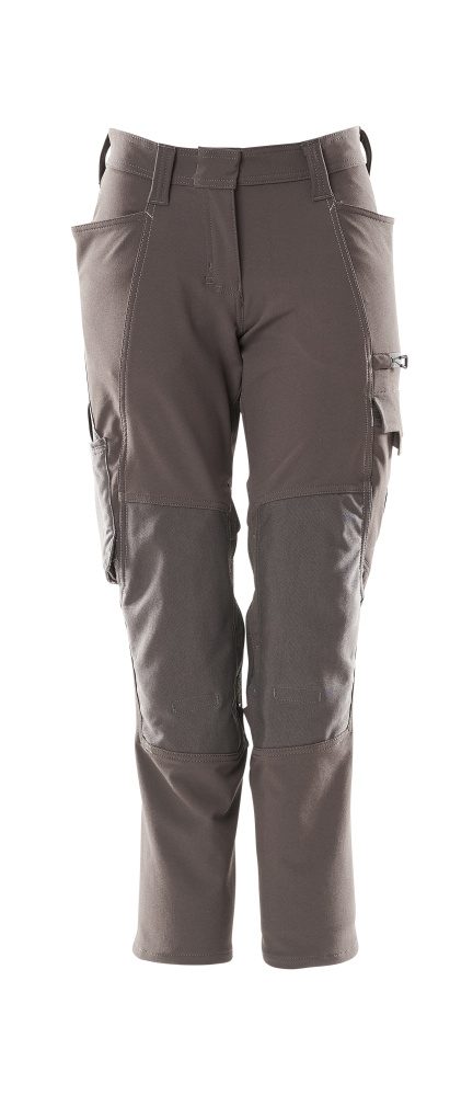 Broek met kniezakken Dames 18078 - 18 - donkerantraciet