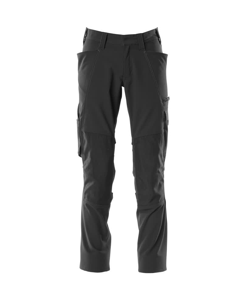 Broek met kniezakken 18079 - 09 - zwart