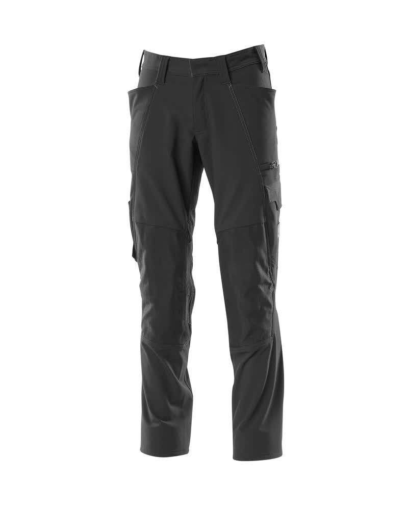 Broek met kniezakken 18079 - 09 - zwart