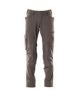 Broek met kniezakken 18079 - 18 - donkerantraciet
