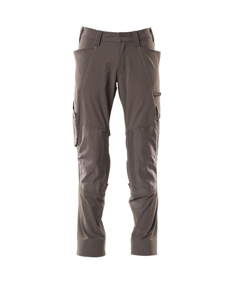 Broek met kniezakken 18079 - 18 - donkerantraciet