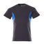 T-shirt 18082 - 01091 - donkermarine/helder blauw