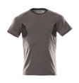 T-shirt 18082 - 1809 - donkerantraciet/zwart