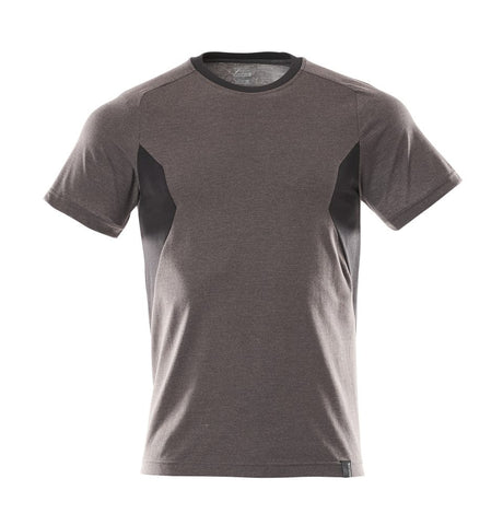 T-shirt 18082 - 1809 - donkerantraciet/zwart