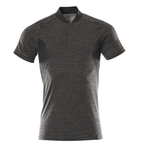 Poloshirt 18083 - 1809 - donkerantraciet/zwart