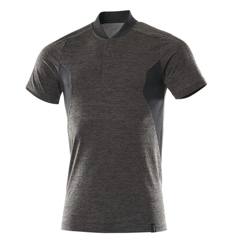 Poloshirt 18083 - 1809 - donkerantraciet/zwart