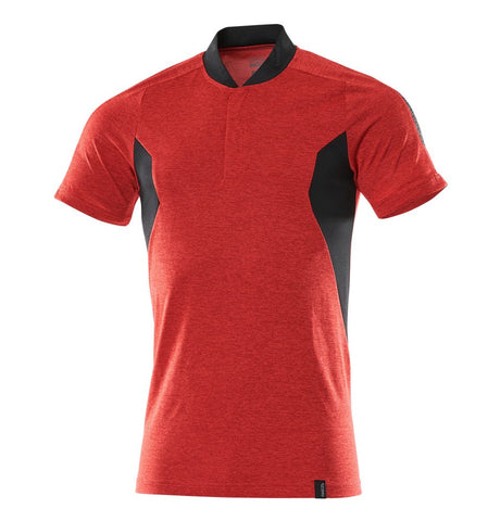 Poloshirt 18083 - 20209 - signaalrood/zwart