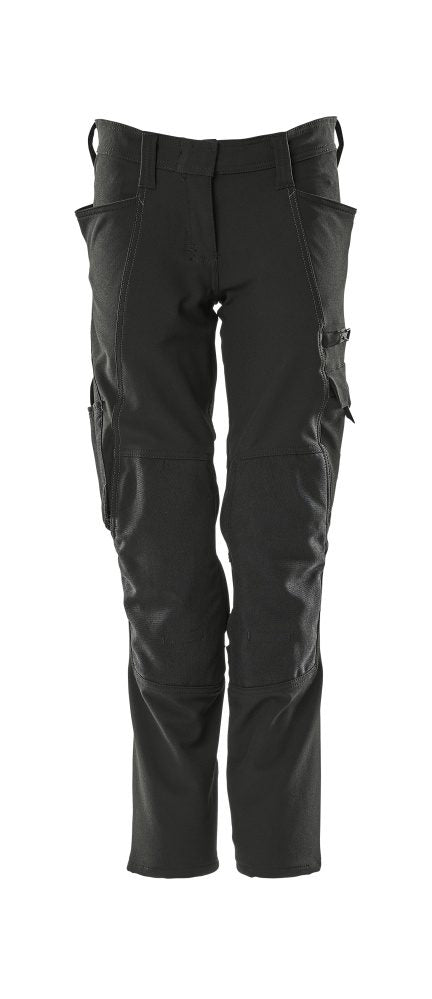 Broek met kniezakken Dames 18088 - 09 - zwart