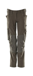 Broek met kniezakken Dames 18088 - 18 - donkerantraciet