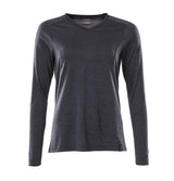 T-shirt lange mouwen Dames 18091 - 010 - donkermarine-gemêleerd