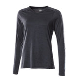 T-shirt lange mouwen Dames 18091 - 010 - donkermarine-gemêleerd