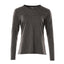 T-shirt lange mouwen Dames 18091 - 1809 - donkerantraciet/zwart