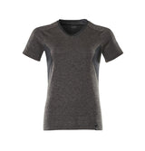 T-shirt Dames 18092 - 1809 - donkerantraciet-gemêleerd/zwart