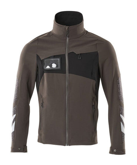 Shell jas 18101 - 1809 - donkerantraciet/zwart