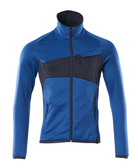 Fleecetrui 18103 - 91010 - helder blauw/donkermarine