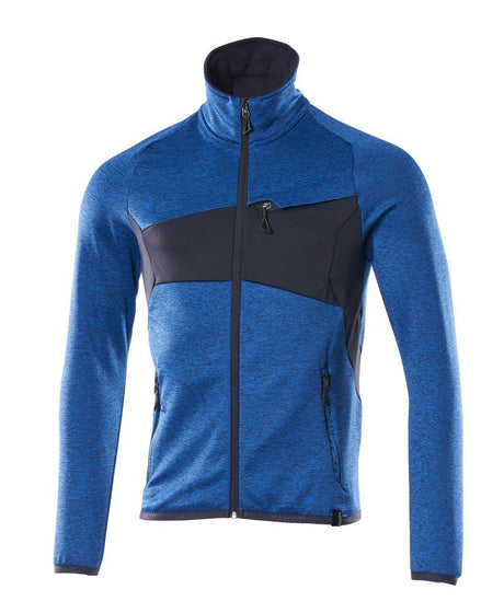 Fleecetrui 18103 - 91010 - helder blauw/donkermarine