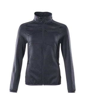Fleecetrui met rits Dames 18153 - 010 - donkermarine