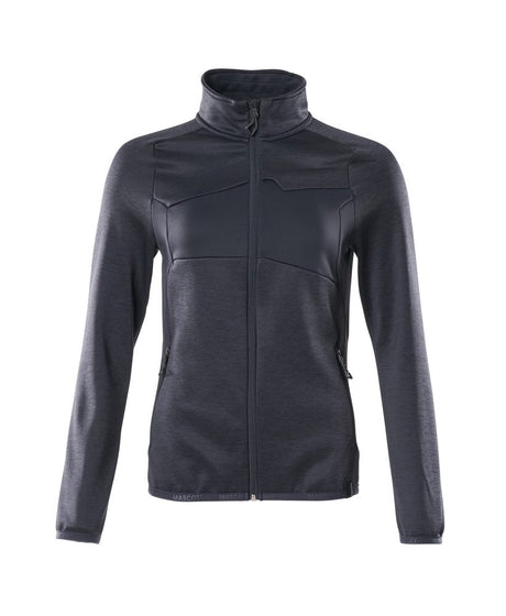 Fleecetrui met rits Dames 18153 - 010 - donkermarine