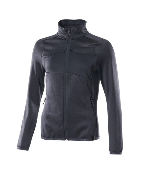 Fleecetrui met rits Dames 18153 - 010 - donkermarine