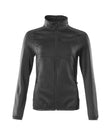 Fleecetrui met rits Dames 18153 - 09 - zwart