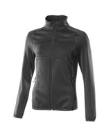 Fleecetrui met rits Dames 18153 - 09 - zwart