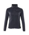 Gebreide trui met rits Accelerate Dames 18155 - 010 - donkermarine