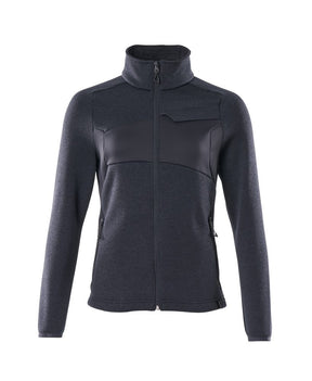 Gebreide trui met rits Accelerate Dames 18155 - 010 - donkermarine