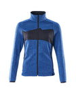 Gebreide trui met rits Accelerate Dames 18155 - 91010 - helder blauw/donkermarine