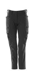 Broek met dijbeenzakken Dames 18178 - 09 - zwart