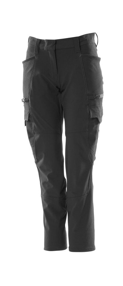 Broek met dijbeenzakken Dames 18178 - 09 - zwart