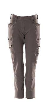 Broek met dijbeenzakken Dames 18178 - 18 - donkerantraciet
