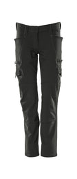 Broek met dijbeenzakken Dames 18188 - 09 - zwart