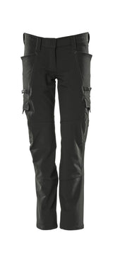 Broek met dijbeenzakken Dames 18188 - 09 - zwart