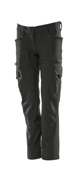 Broek met dijbeenzakken Dames 18188 - 09 - zwart