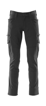 Broek met dijbeenzakken 18279 - 09 - zwart