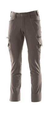 Broek met dijbeenzakken 18279 - 18 - donkerantraciet