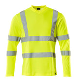 T-shirt lange mouwen 18281 - 17 - hi-vis geel