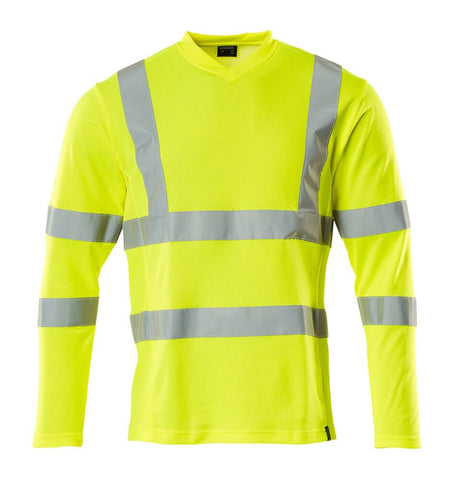 T-shirt lange mouwen 18281 - 17 - hi-vis geel