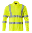 Poloshirt lange mouwen 18283 - 17 - hi-vis geel