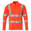 Poloshirt lange mouwen 18283 - 222 - hi-vis rood
