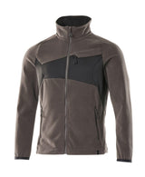 Fleecejack 18303 - 1809 - donkerantraciet/zwart