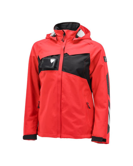 Shell jas Dames 18311 - 20209 - signaalrood/zwart