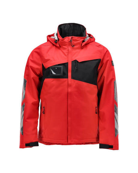 Winterjas 18335 - 20209 - signaalrood/zwart