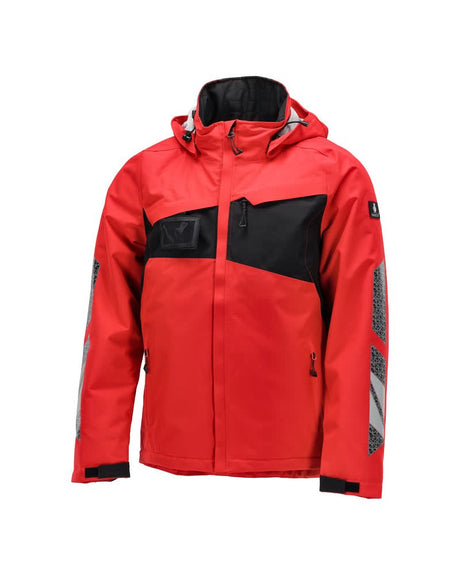 Winterjas 18335 - 20209 - signaalrood/zwart