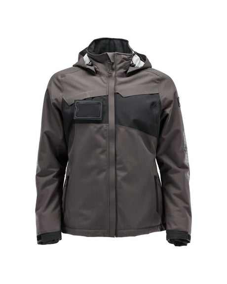 Winterjas Dames 18345 - 1809 - donkerantraciet/zwart