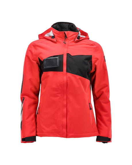 Winterjas Dames 18345 - 20209 - signaalrood/zwart