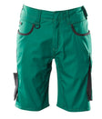 Korte werkbroek Unique 18349 - 0309 - groen/zwart